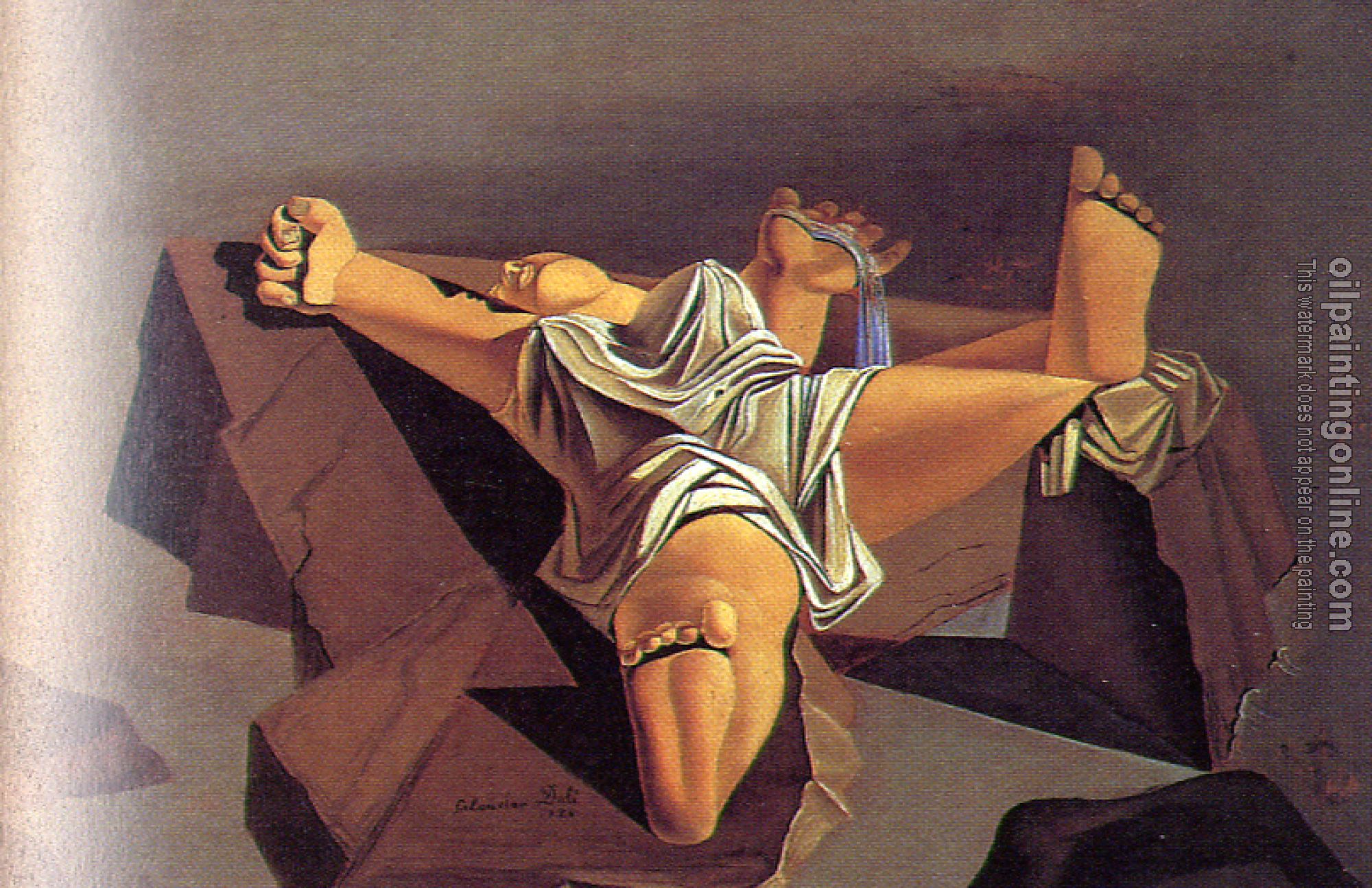 Dali, Salvador - Figure on the Rocks(Sleeping Woman)